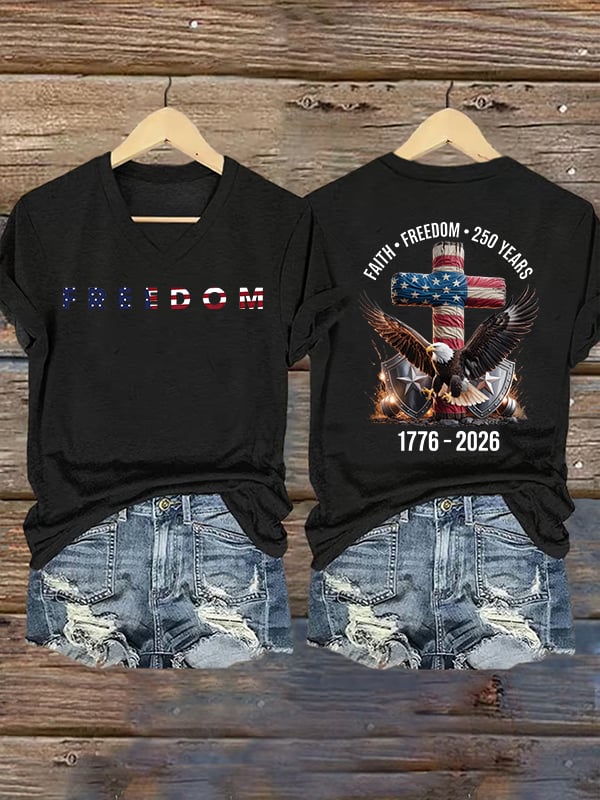 Women's American 250th Print T-Shirt