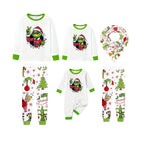 Holiday Family Christmas Pajamas Set With Funny Christmas Pattern Print