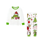 Holiday Family Christmas Pajamas Set With Classic Xmas Character Pattern Design