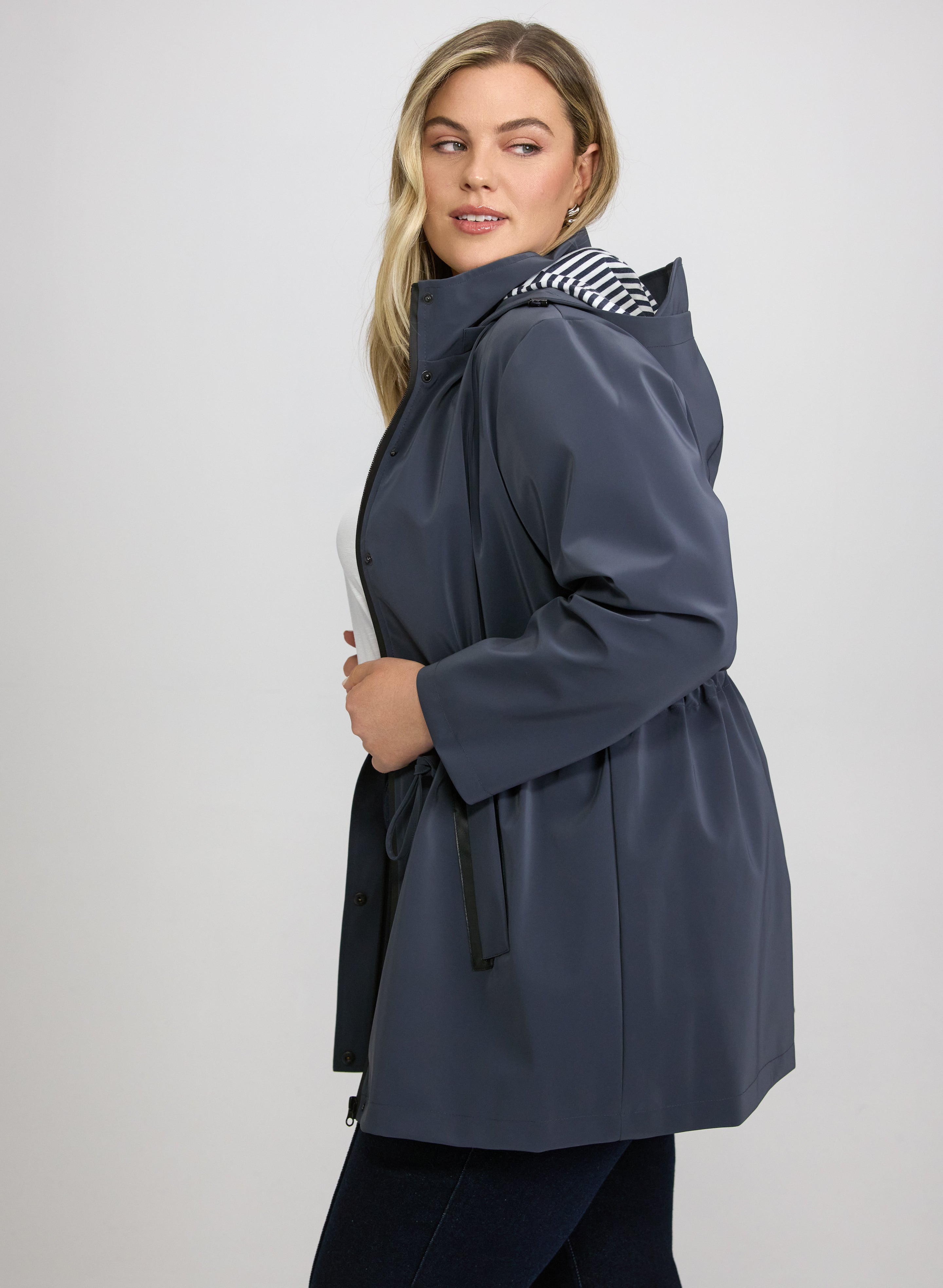 Zip Rain Coat