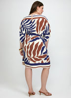 Palm Print Dress