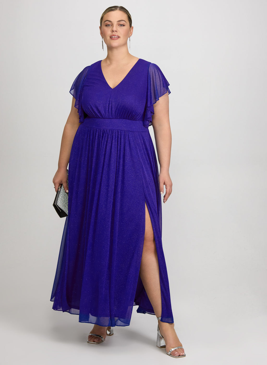 Glitter Mesh Dress