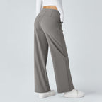 2026🔥 FlexTM High Waisted Pocket Straight Leg Work Pants