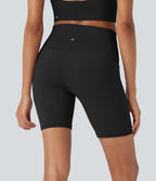 UltraSculptTM Cool Quick Dry SoCinched High Waisted Tummy Control Hiking Biker Shorts 7'' with Pockets-UPF 50+