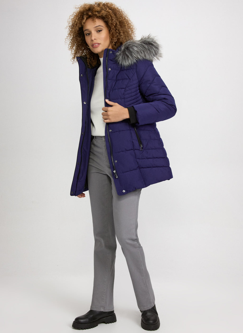 Box Quilted Coat