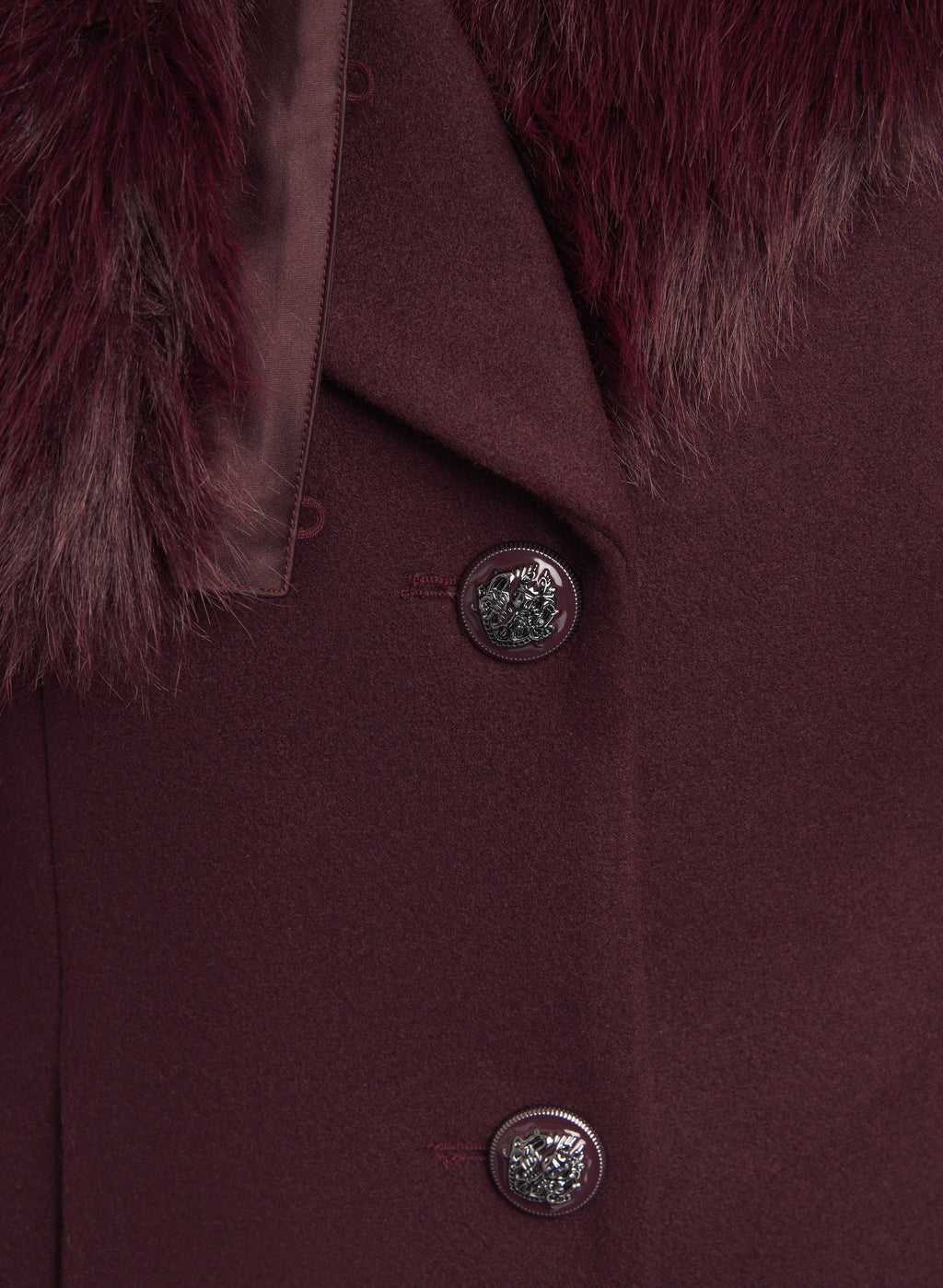 Faux-Fur Collar Coat