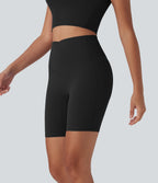 UltraSculptTM Cool Quick Dry SoCinched High Waisted Tummy Control Shaping Yoga Biker Shorts 7'' with Pockets-UPF50+