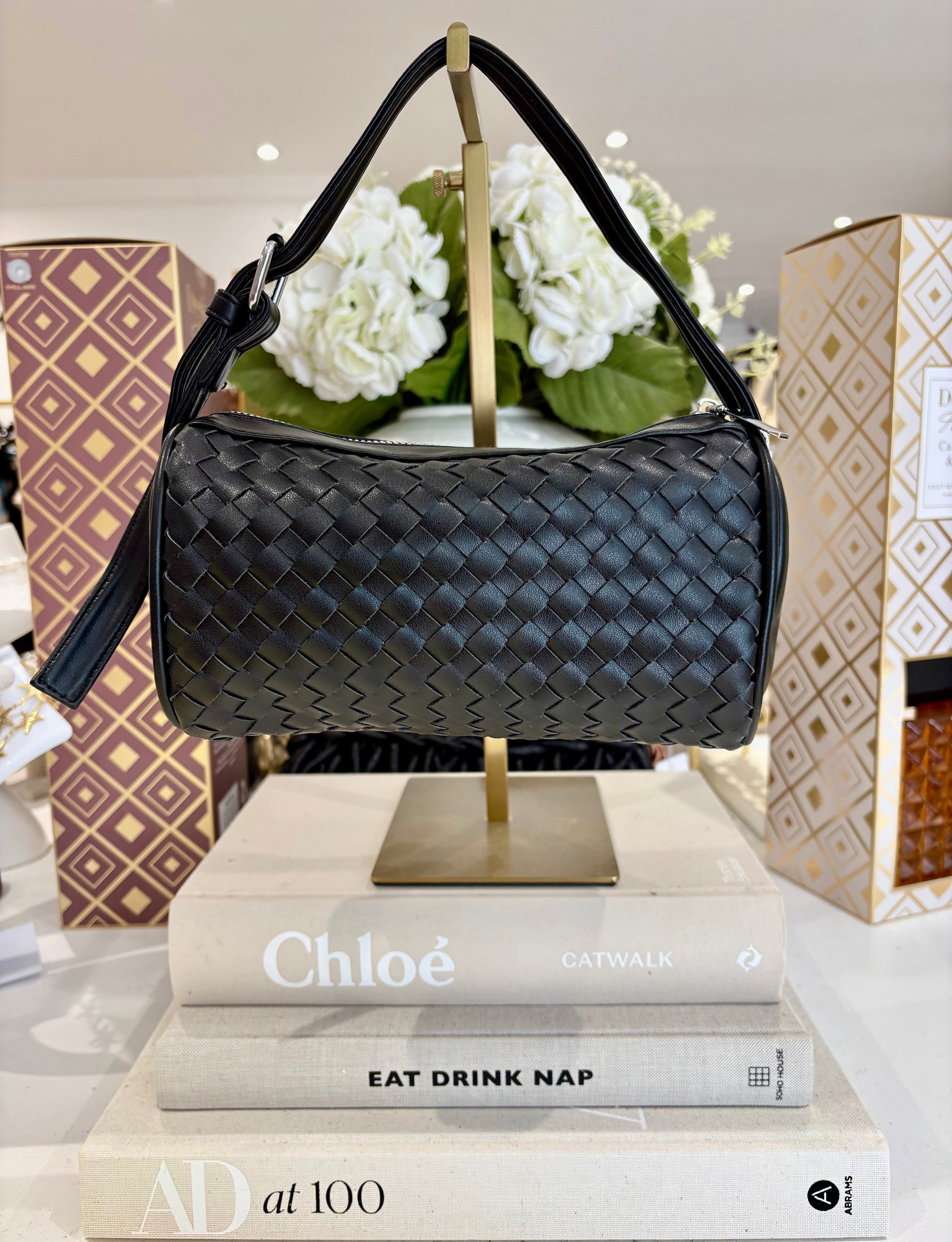 Round Woven Clutch Bag (6 Colours)