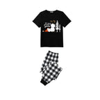 Let it Snow Snowman Couple Christmas Pajamas Set