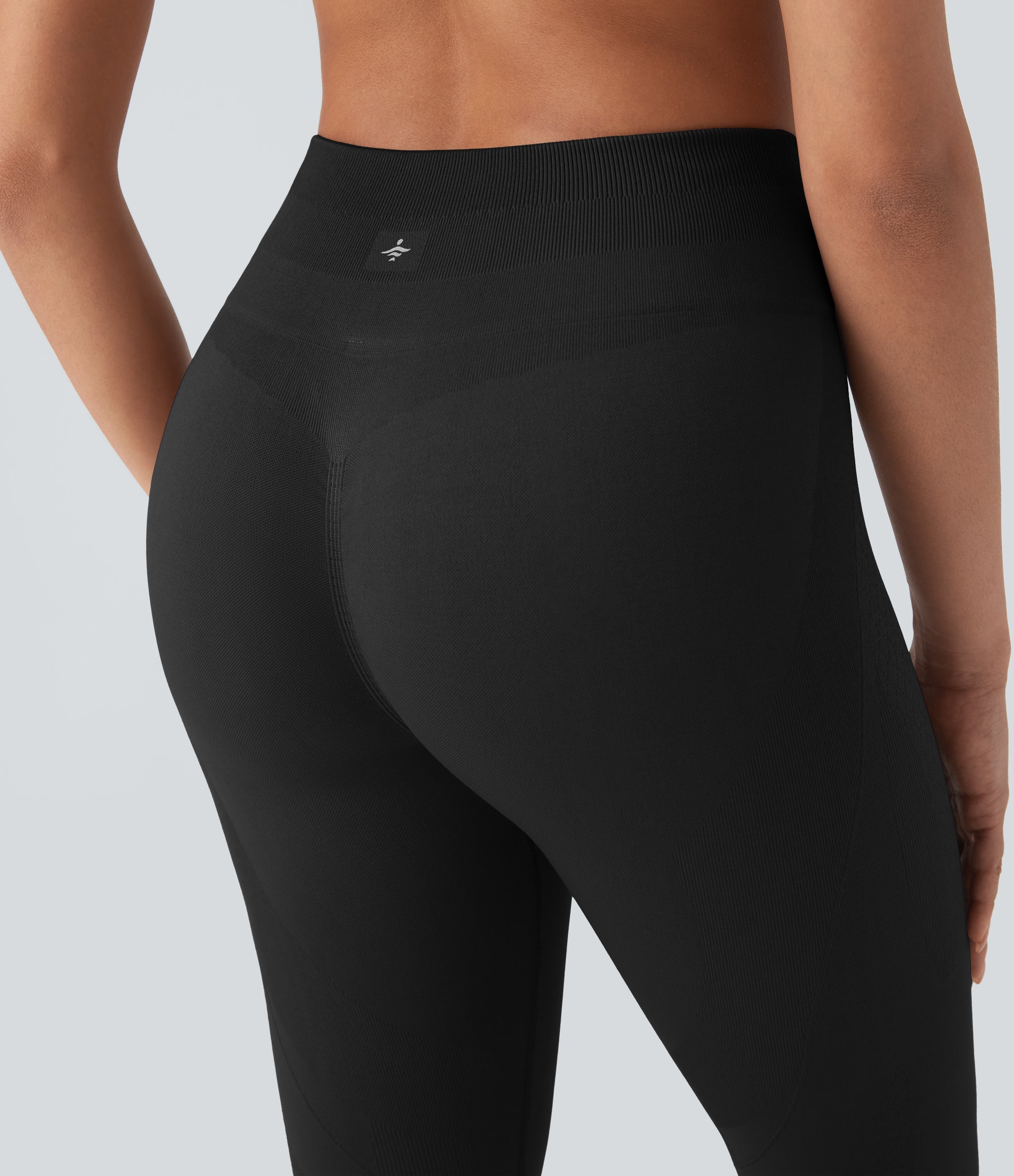 Seamless Flow High Waisted 7/8 Workout Leggings