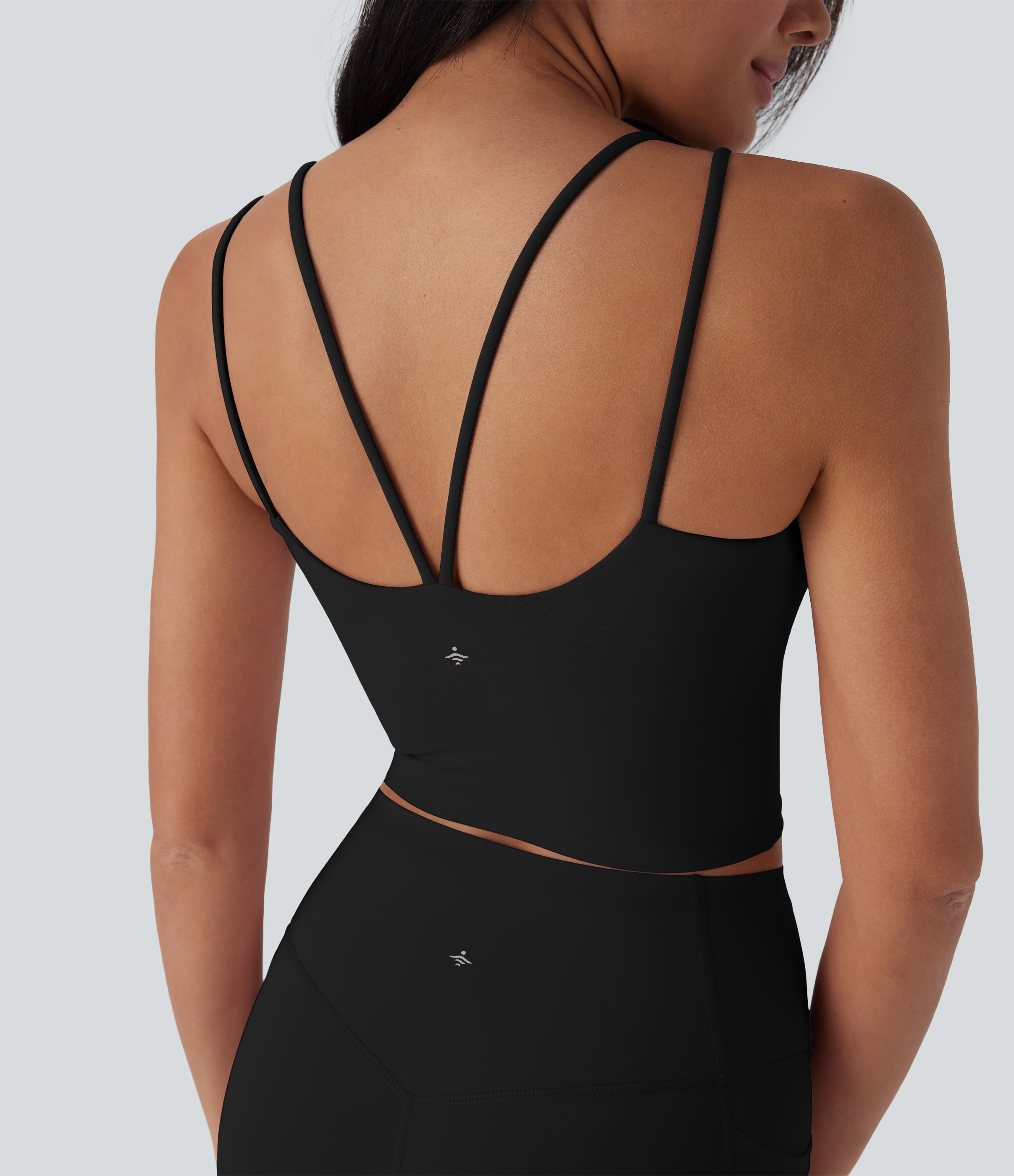 UltraSculptTM Cool Quick Dry Cropped Yoga Tank Top-UPF50+