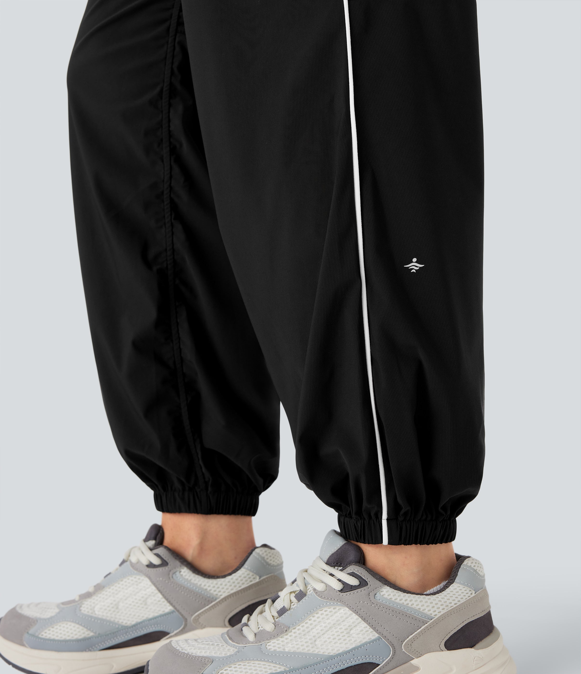 Low Rise Color Block Quick Dry Dance Joggers with Pockets