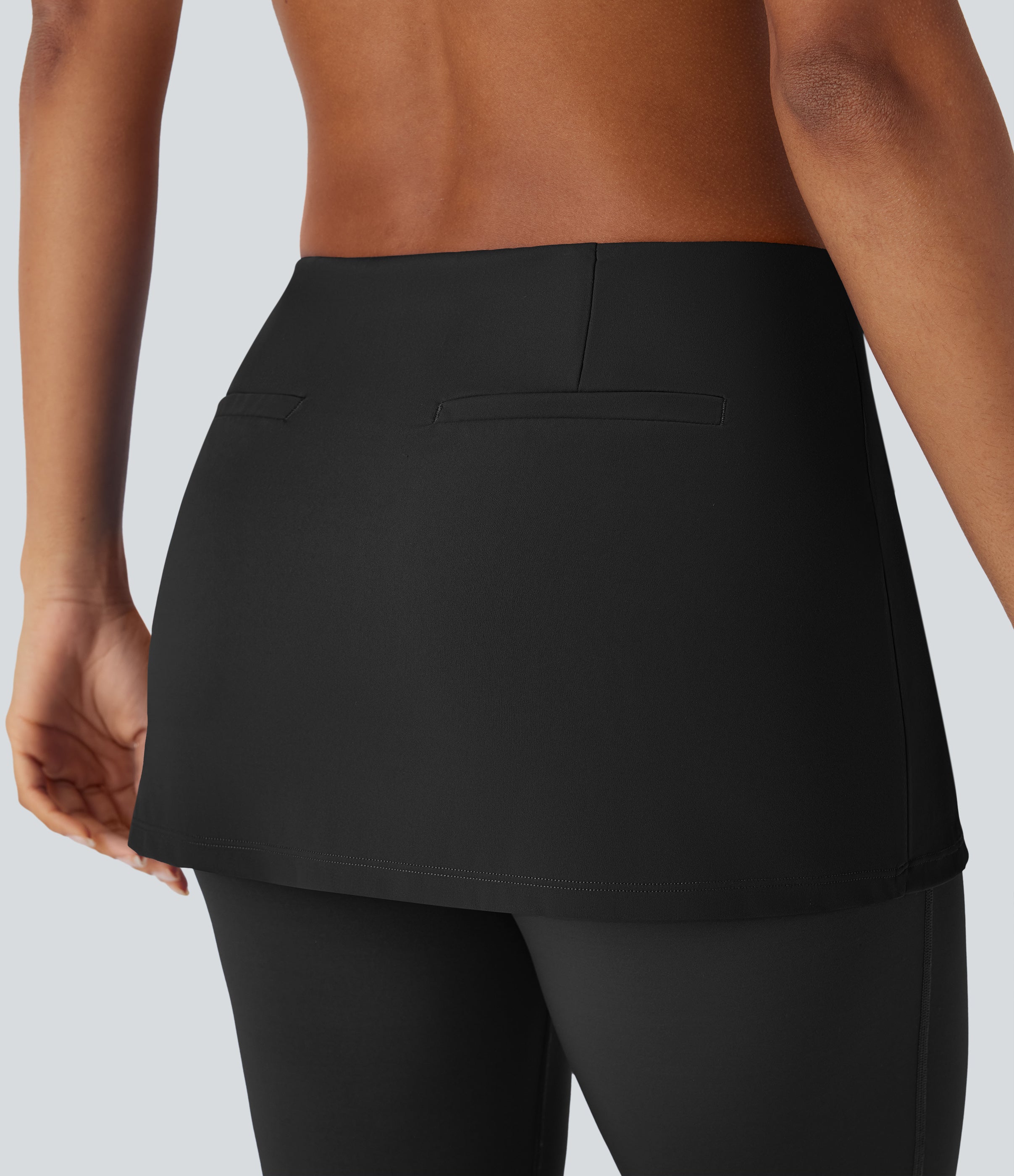 Mid Rise 2-in-1 Cool Touch Yoga Bootcut Pants