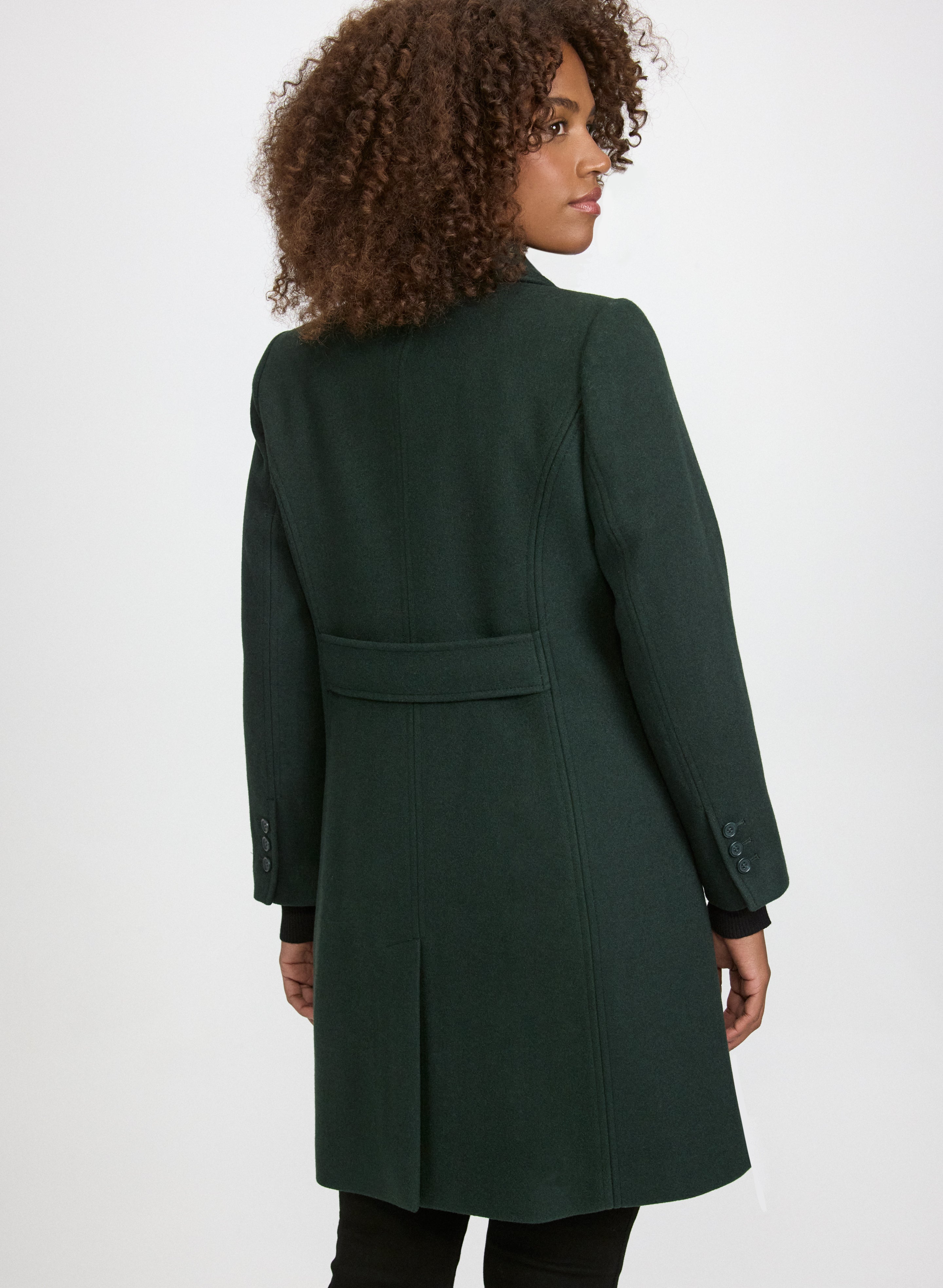 Wool-Blend Coat