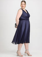 Mesh Fit and Flare Dress
