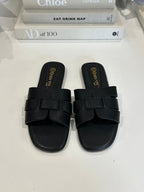Faux Leather Sliders (2 Colours)