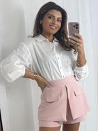 Tailored Overlay Pocket Shorts (2 Colours)