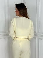 CAPRI - Cropped Shirt (Lemon)