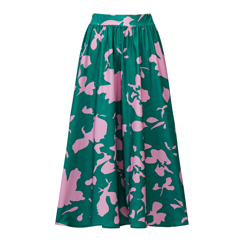 Indigo Chic Pleated Skirts