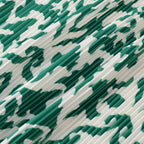 Green Boho Breeze Floral Palazzo Pants Wide-Leg Trousers