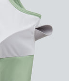 SoftlyZeroTM Airy Cut Out Ruched Cool Touch Yoga Tank Top