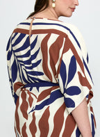 Palm Print Dress