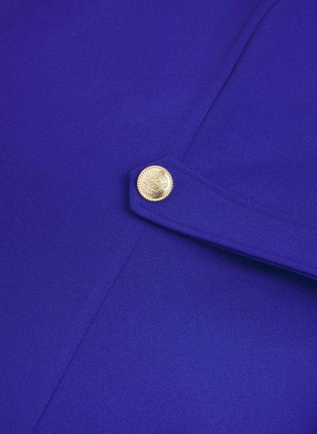 Buttoned-Tab Detail Dress
