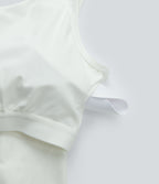 SoftlyZeroTM Plush Padded V Neck Running Tank Top-D/DD/DDD/F Cups