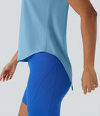 Tie Back Cool Touch Running Tank Top-UPF50+