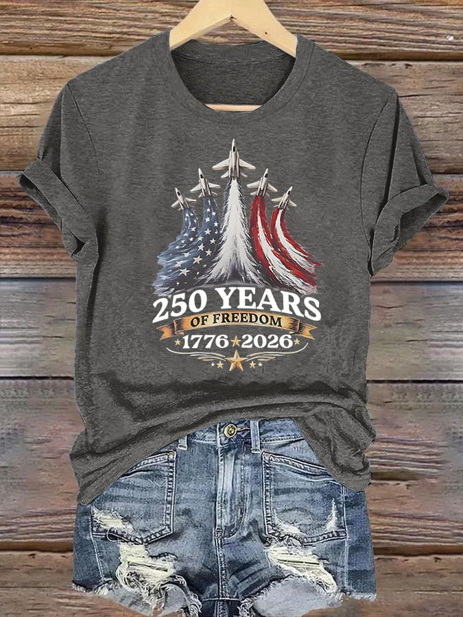 Women's  250 YEARS OF FREEDOM Print T-Shirt