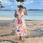 Ocean Love Pink Sea Life One-Piece Swimsuit&Skirt