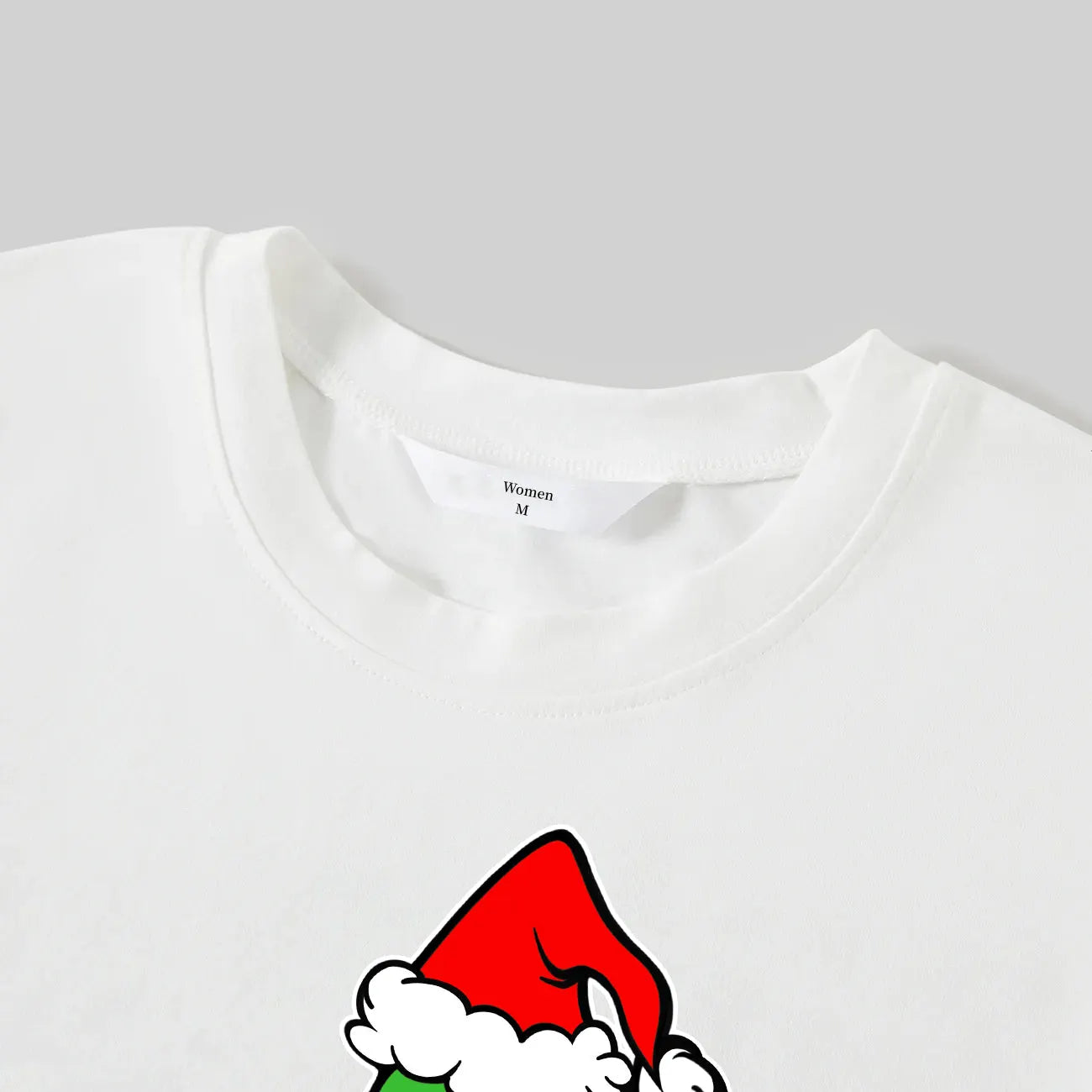 "Merry Christmas" Letter Print 2025 Green Elf Cartoon Pattern Contrast White Long Sleeve with Classic Red and Green Plaid Pants Family Matching Pajamas