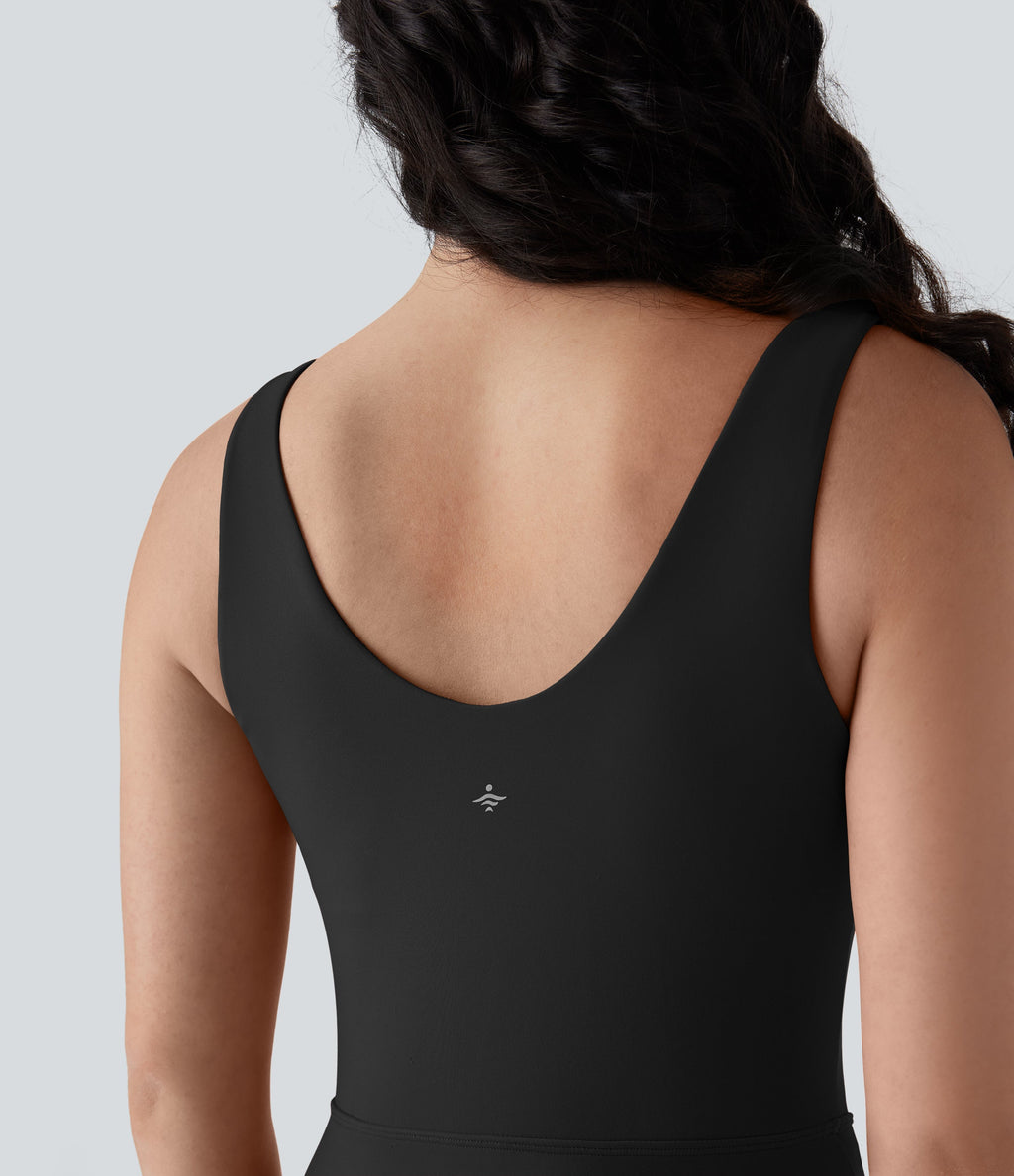 SoftlyZeroTM Airy Corset 2-in-1 Cool Touch Mini Tennis Active Tank Dress with Pockets-Easy Peezy Edition