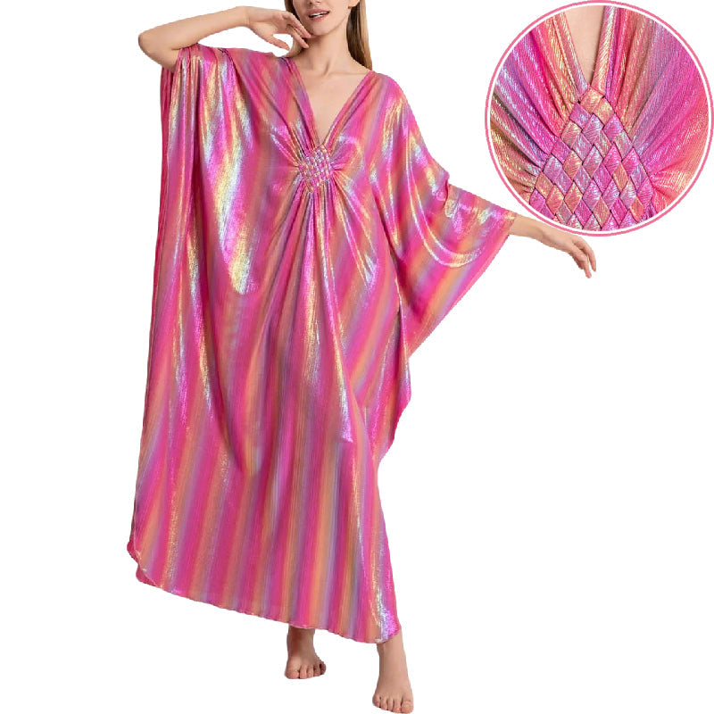 Sparkly Glitter Maxi Kaftan Dress