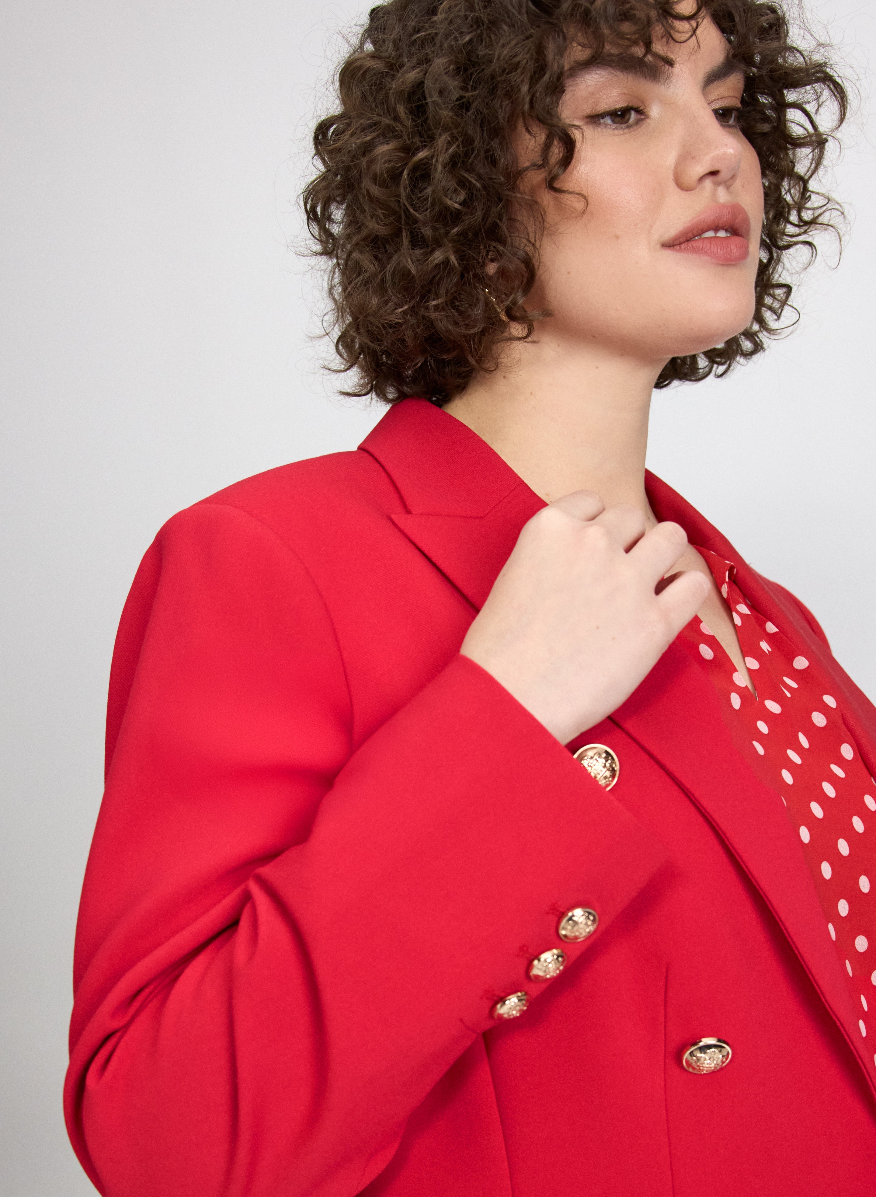 Peaked Lapel Jacket