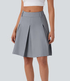 Mid Rise A-Line Mini Casual Skirt