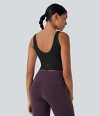 Seamless Flow Cropped Yoga Tank Top