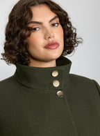 Long Button-Down Coat