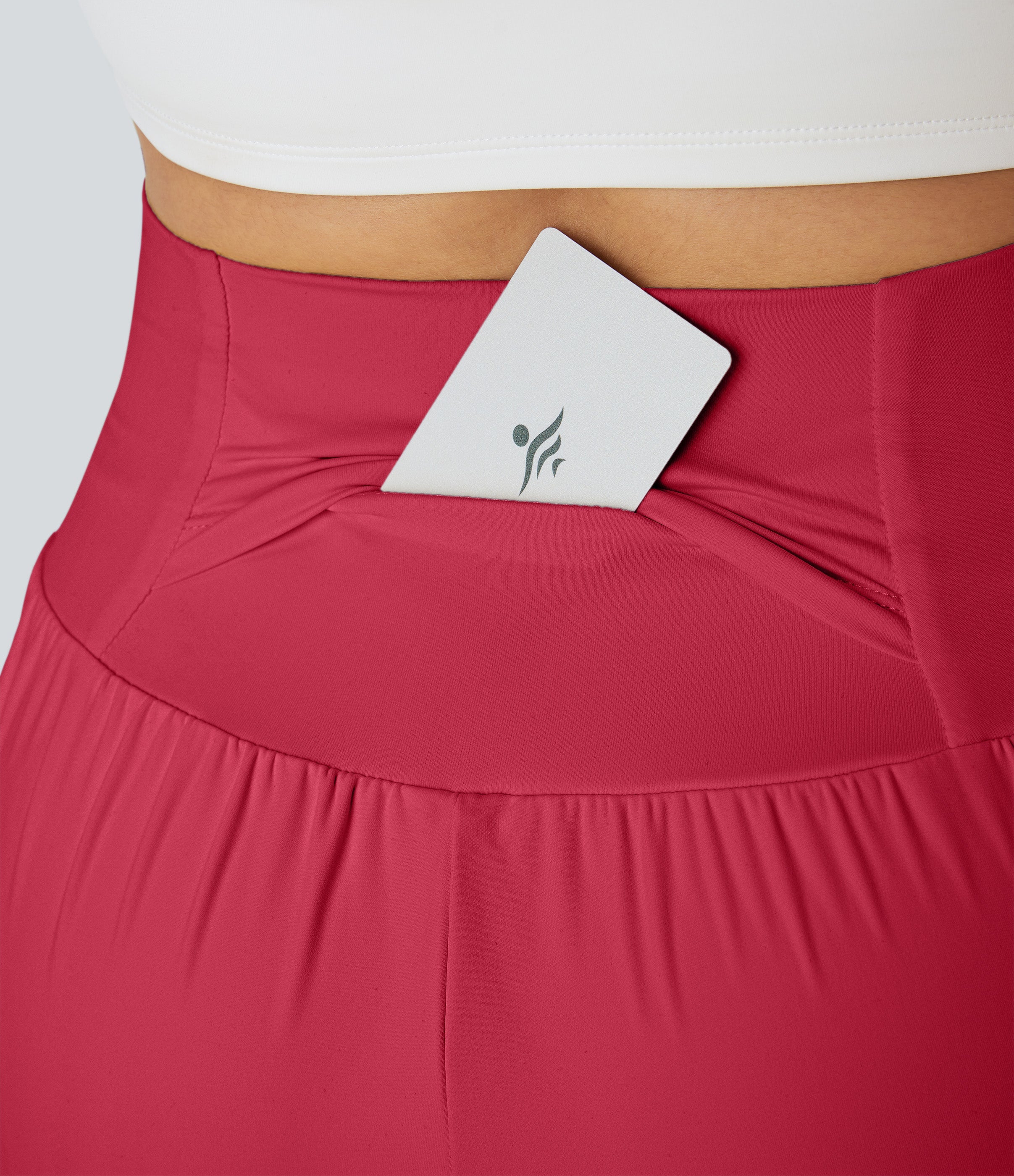 2026🔥UK Super High Waisted Back Pocket & Side Hidden Pocket 2-in-1 Yoga Shorts