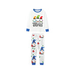 Holiday Family Christmas Pajamas Set With Christmas Gnome Pattern Print