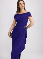 Off-The-Shoulder Fitted Dress