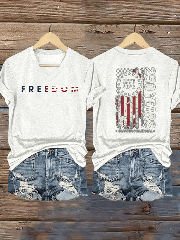 Women's  American 250th Print T-Shirt