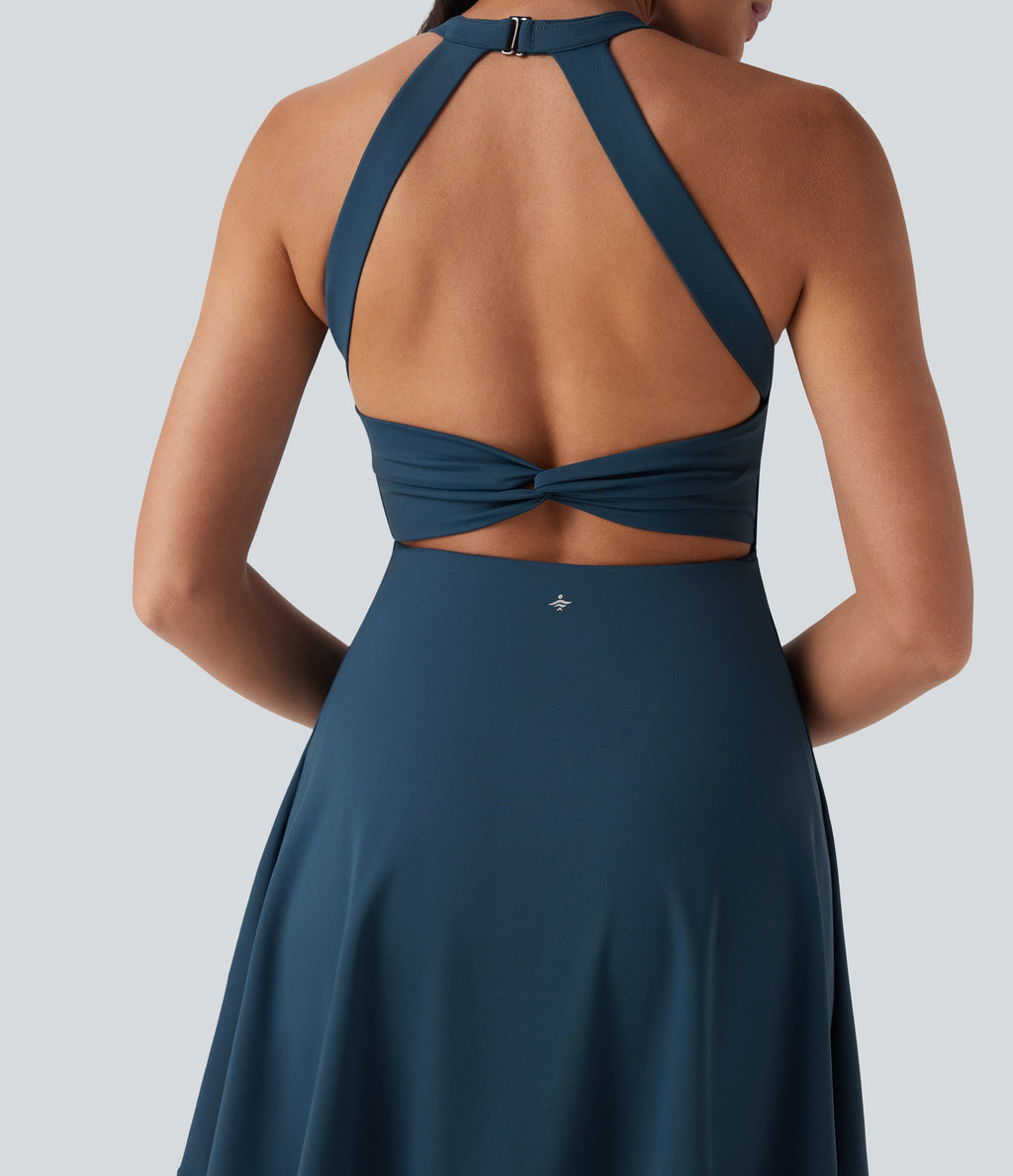 SoftlyZeroTM Airy Cool Touch Dance Active Dress-Easy Peezy