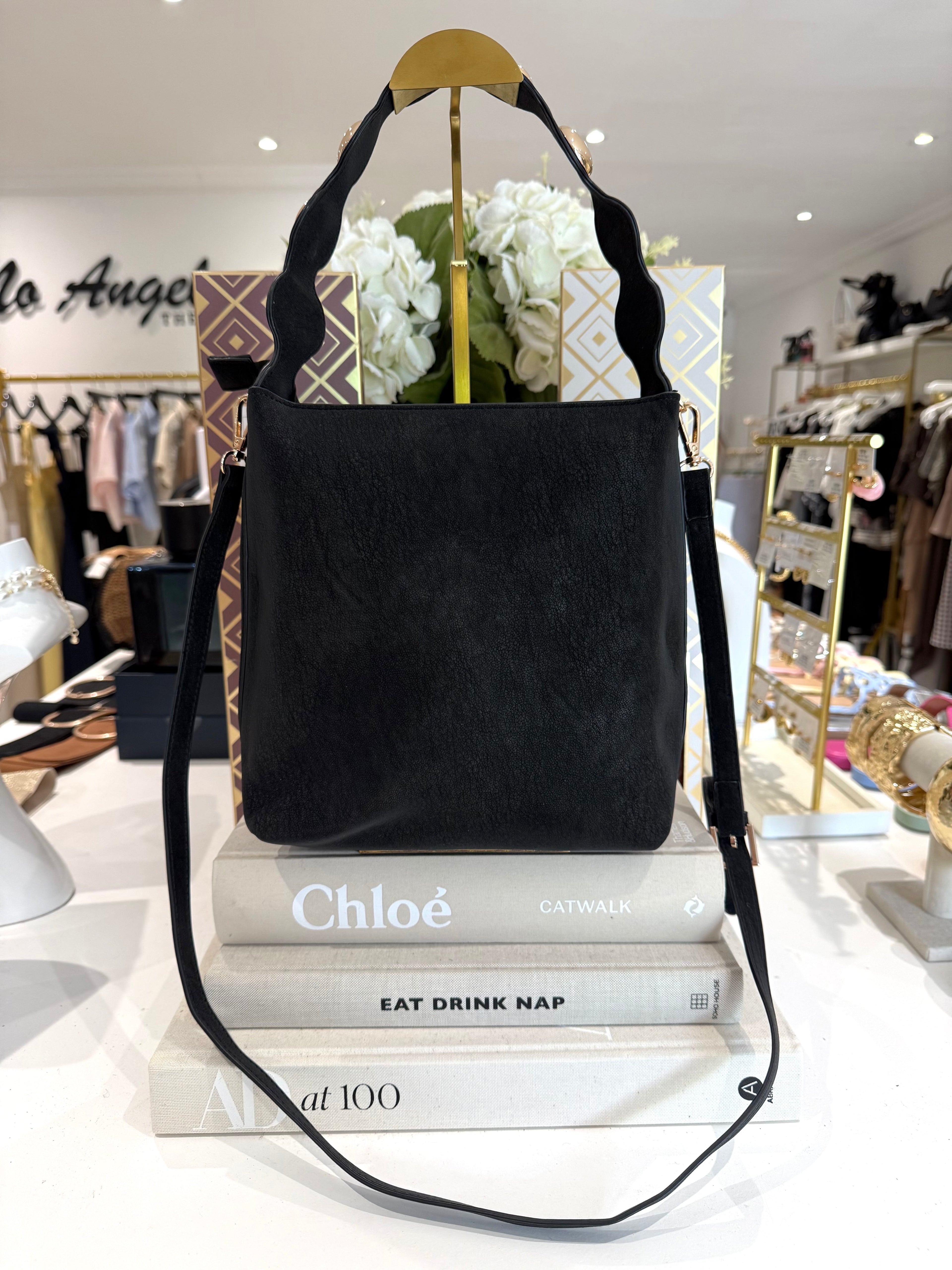 Gold Disk Handle Bag (2 Colours)