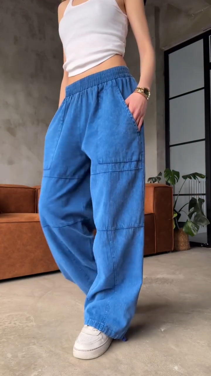 Ladies' Spliced Casual Pants