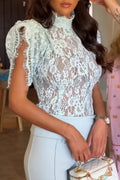 Women's Elegant Lace Top or Streamer Pants