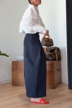 Women's Fashion Balloon Hem Blouse or Loose Pants