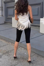 Women's Elegant Halter Drape Hem Vest