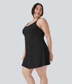 SoftlyZeroTM Plush Active Plus Size Dress-Longer Length-Easy Peezy Edition