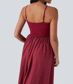 Maxi Casual Slip Dress with Pockets